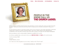 Tablet Screenshot of churchladies.com